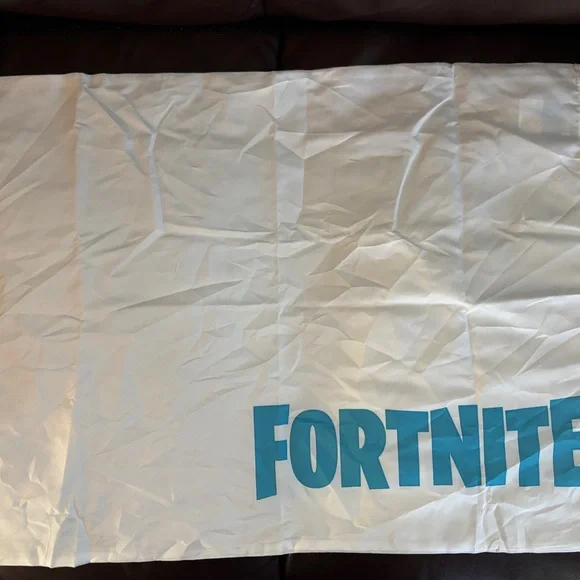 Epic Games Fortnite 4 Piece Full Sheet Set Blue White Purple Brand New With Pkg